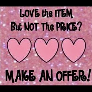 MAKE ME AN OFFER! 💕 PLEASE USE OFFER BUTTON